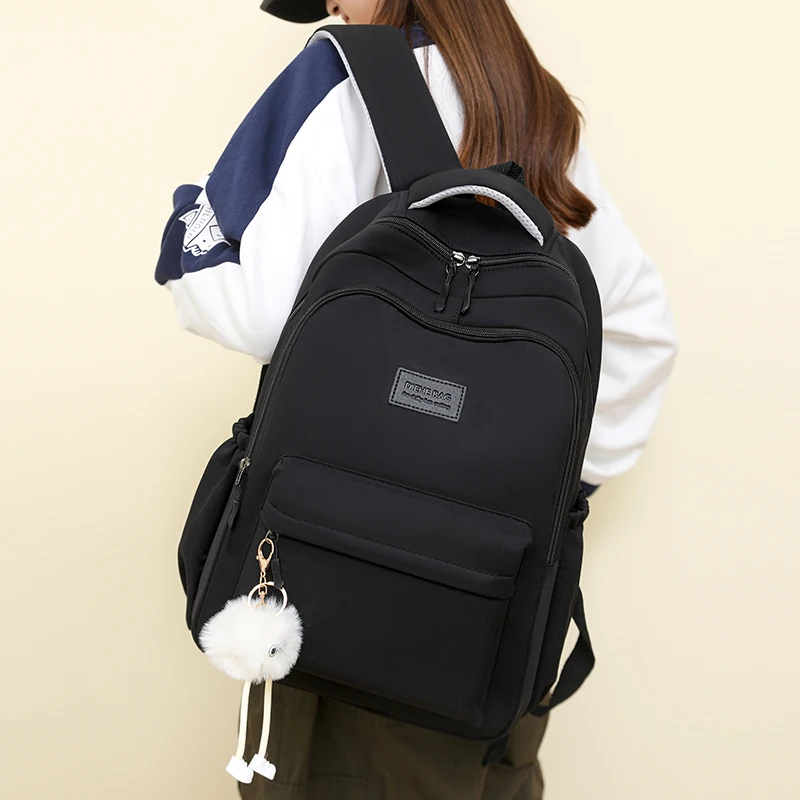 Women's Backpack Big Capacity Female Multi-pocket Casual Woman Travel Bag High Quality Schoolbag for Teenage Girl Book Knapsack