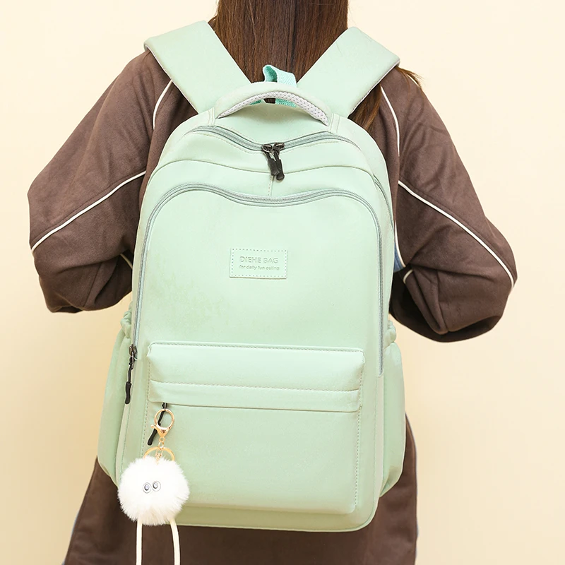 Women's Backpack Big Capacity Female Multi-pocket Casual Woman Travel Bag High Quality Schoolbag for Teenage Girl Book Knapsack