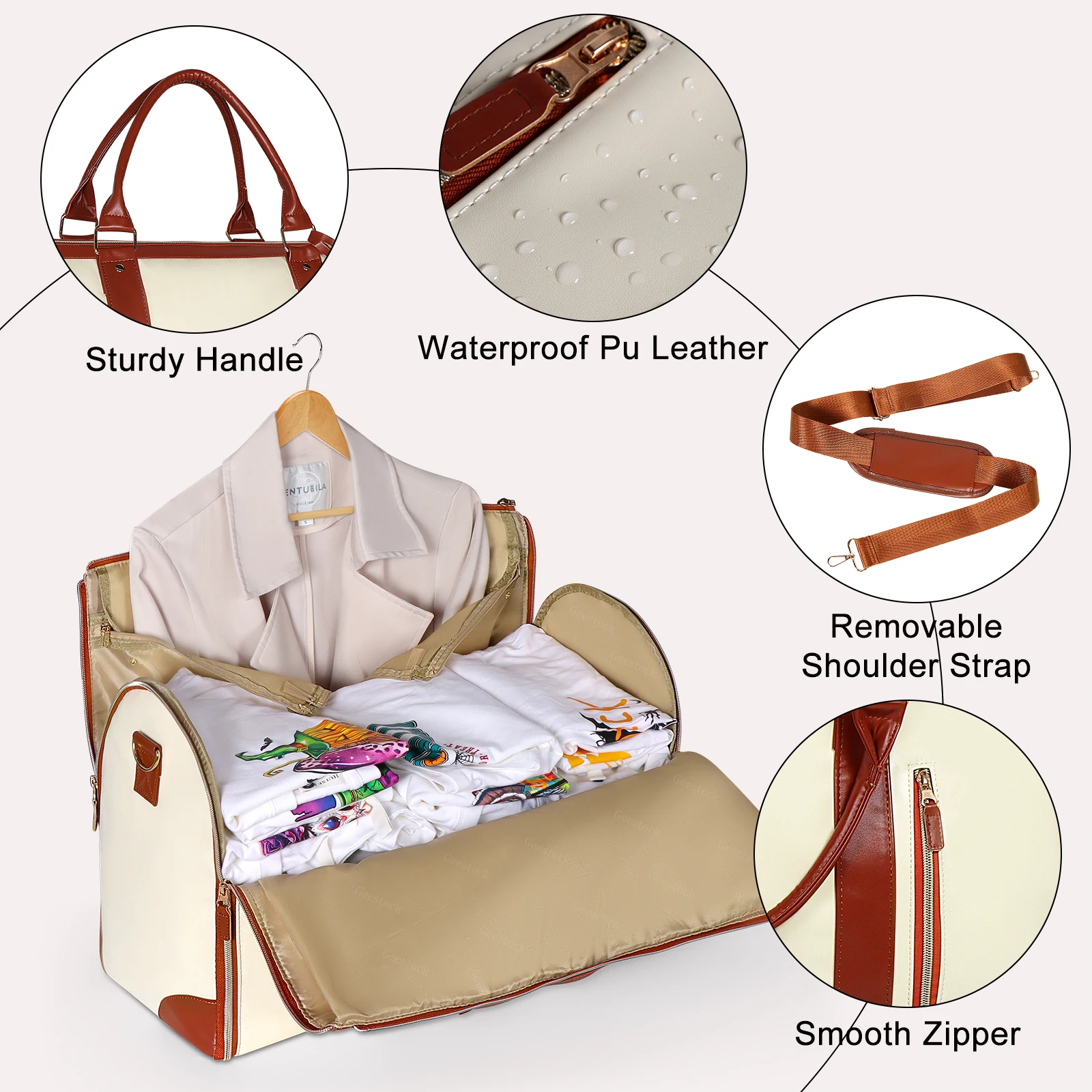 New Foldable Handbag Women's Travel Clothes Totes Large Capacity Luggage Handbag Sport Outdoor Fitness Multi Function Organizer