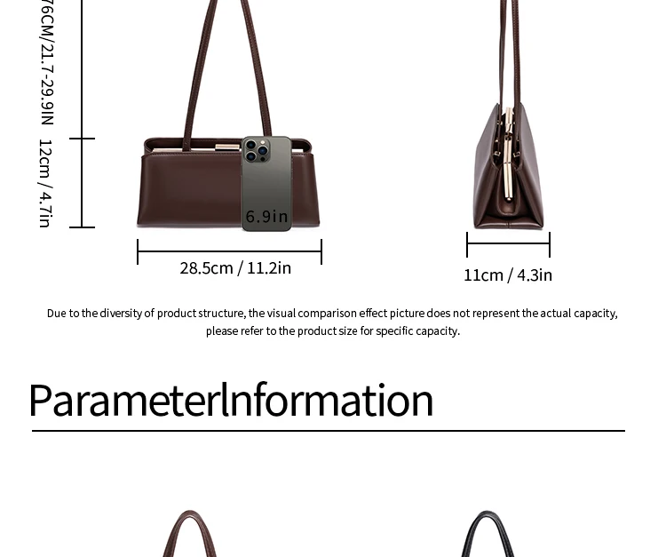 Women's Autumn/Winter Fashion Retro Underarm Bag: A Vintage, Minimalist Clip-Style Handbag – New Trendy Design for Women, Featur