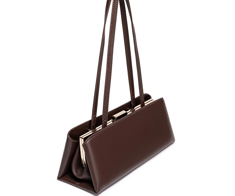 Women's Autumn/Winter Fashion Retro Underarm Bag: A Vintage, Minimalist Clip-Style Handbag – New Trendy Design for Women, Featur
