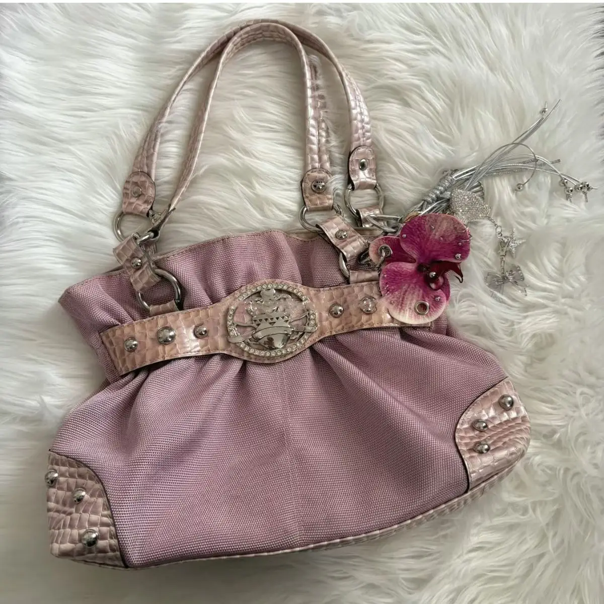 Sweet Cool Green Underarm Bag Y2k Hot Girls Pu Leather Large Capacity Shoulder Tote Bag Women Fairycore Aesthetic Handbag Chic