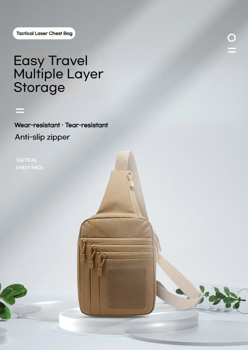 Tactical Shoulder Chest Bag Pistol Holster Concealed Carry Sling Crossbody Range Gun Convertible Backpack for Hunting Camping