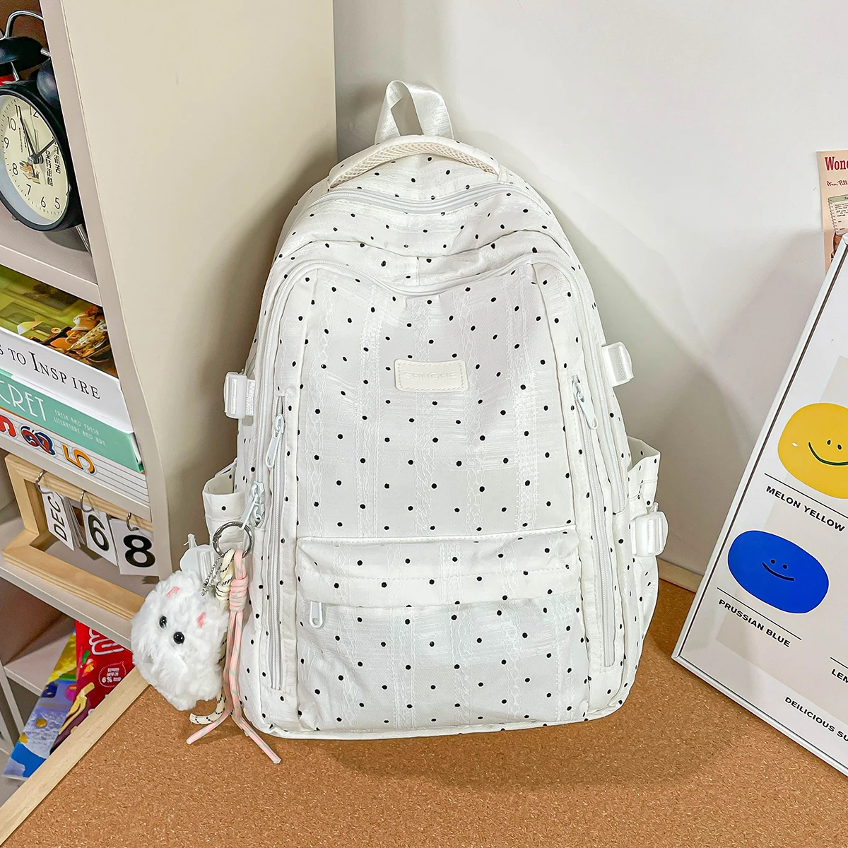 Junior High School Students' Schoolbags, Girls' Ultra-Light Weight-Reducing and Spine-Protecting Backpacks for Elementary School Fifth and Sixth Grade Students and High School Students
