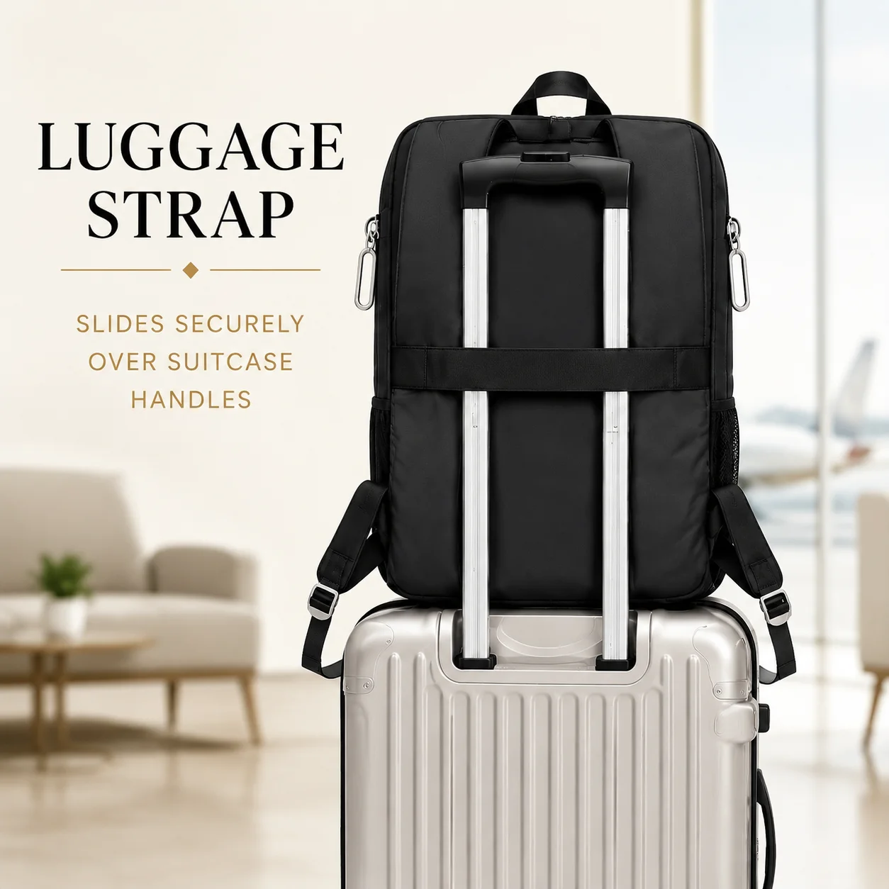 Large Capacity Men's Travel Backpack with Separate Shoe Compartment and Multiple Pockets for Organizing Laptops, a Spacious Backpack Suitable for Business Trips, Vacations, and Daily Commuting