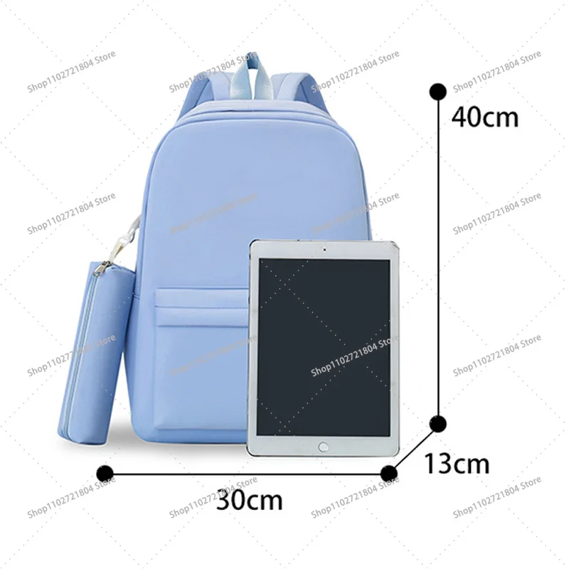 King of Pop Michael Jackson Schoolbag with Pencil Case Anime Printed Fashion Backpack Students Book Stationery Storage Backpacks