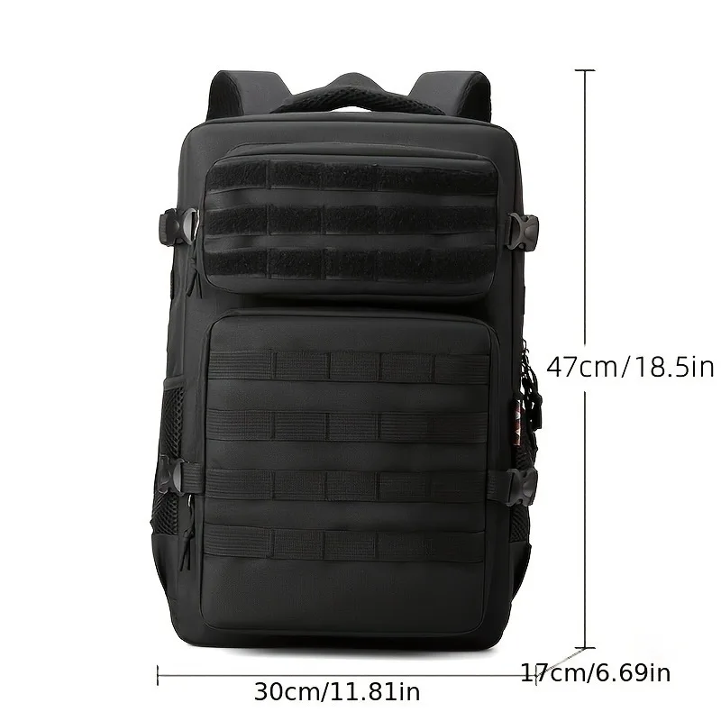 Tactical Backpacks Men's Camouflage Backpack, Hiking And Camping Backpack, LargeCapacity Multi-layer Outdoor Sports Backpack