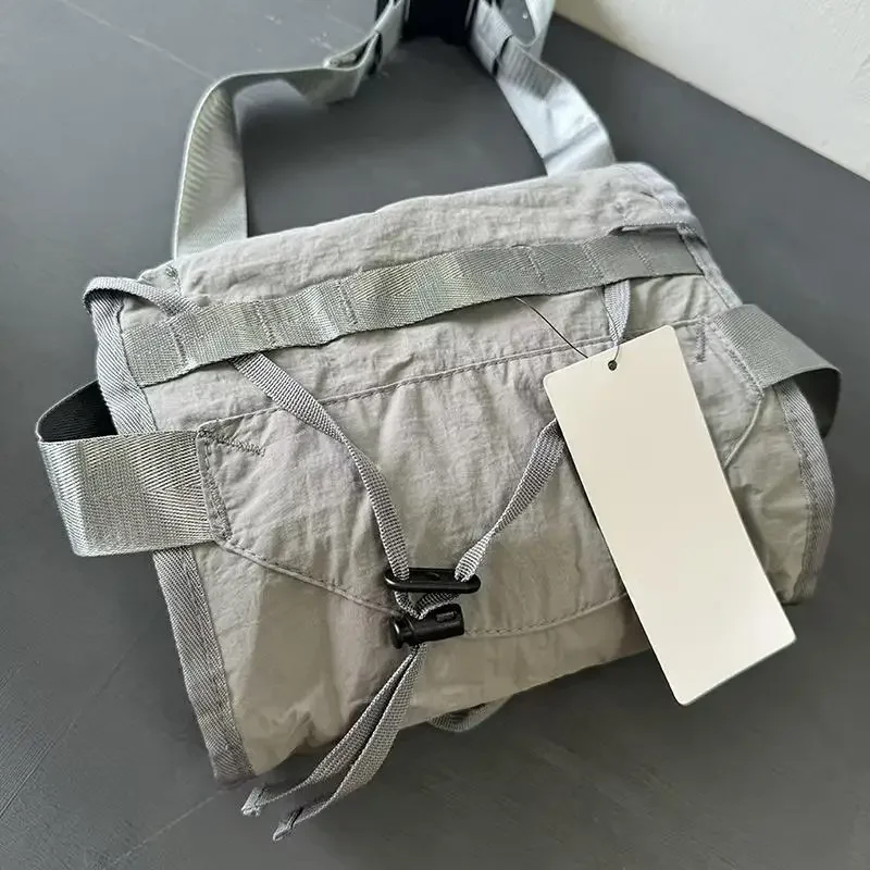 New Retro Men's Shoulder Bag, Black Nylon Fashion Crossbody Bag, Casual Outdoor Women's Messenger Bag