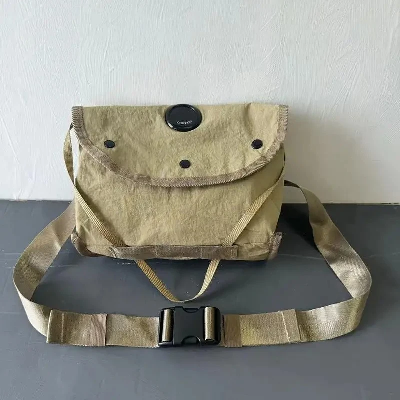 New Retro Men's Shoulder Bag, Black Nylon Fashion Crossbody Bag, Casual Outdoor Women's Messenger Bag