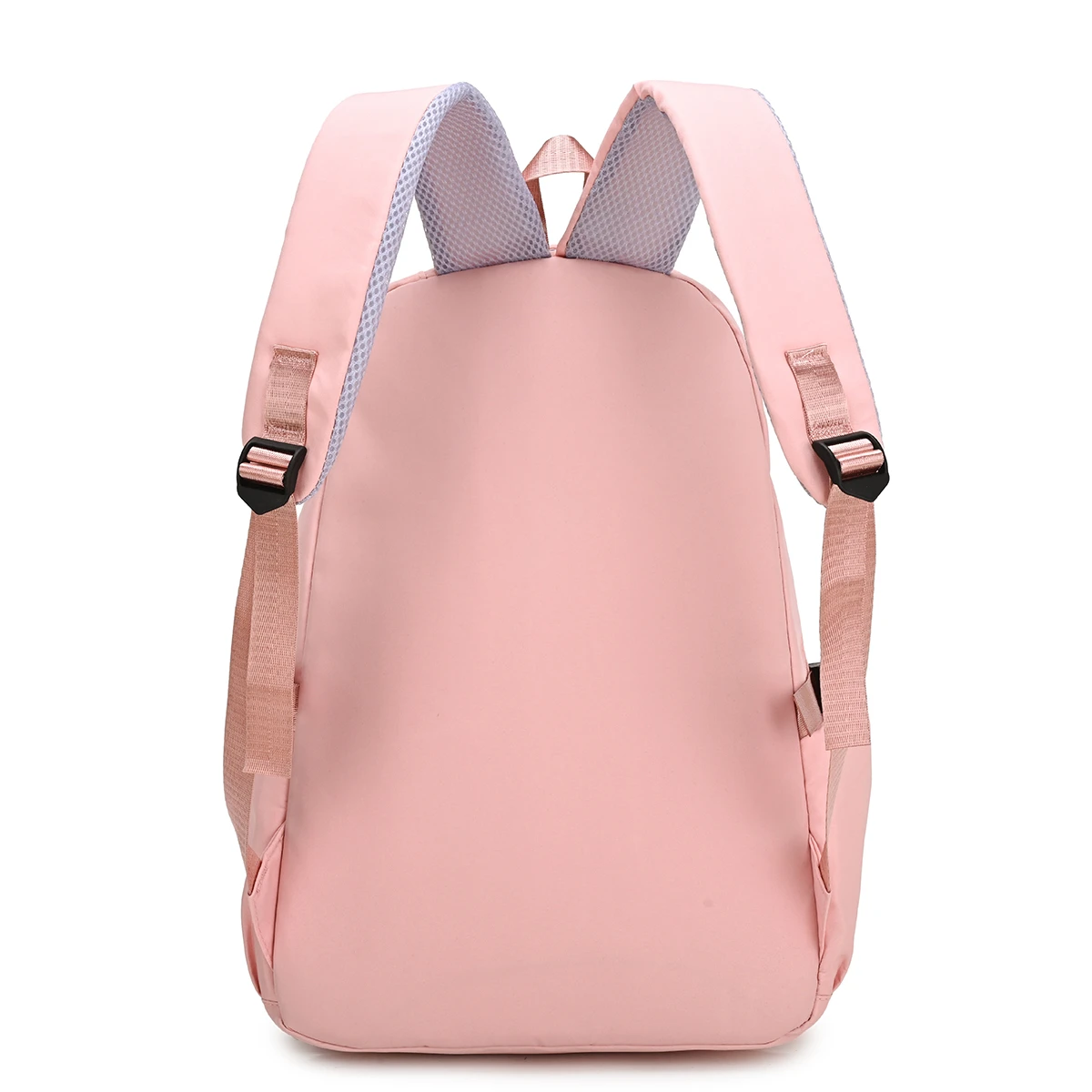 Macaron Gentle Solid Color Backpack Lightweight Load Reducing Multi-layer Storage Student School Bags Campus Commuting Backpack
