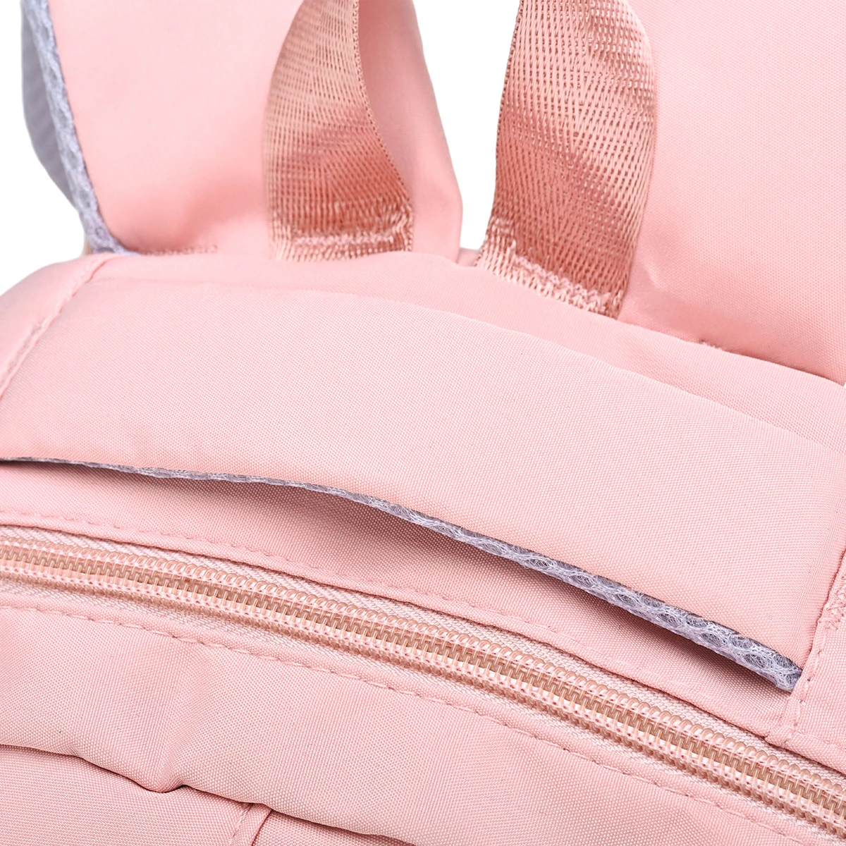 Macaron Gentle Solid Color Backpack Lightweight Load Reducing Multi-layer Storage Student School Bags Campus Commuting Backpack