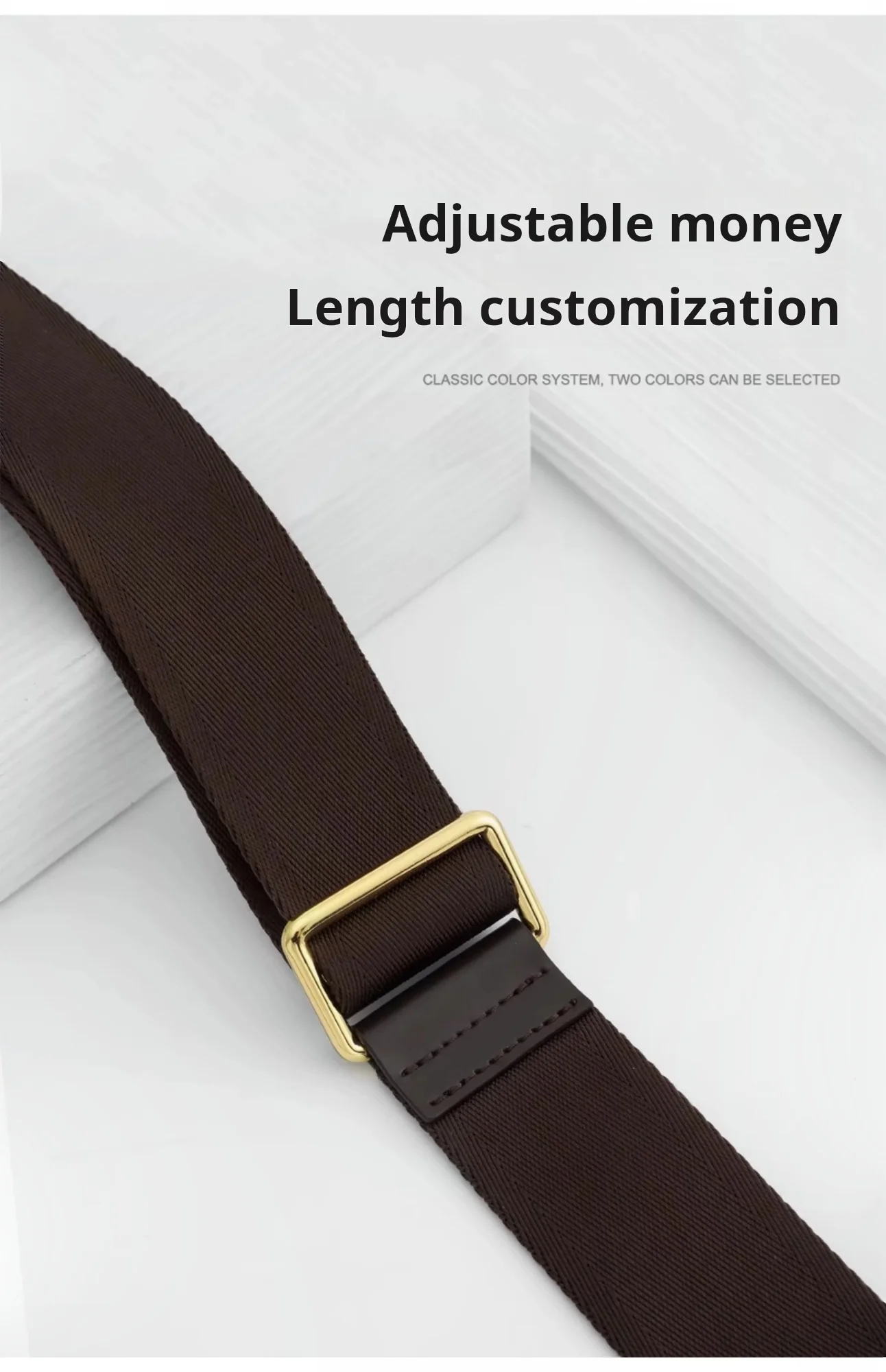 Canvas Adjustable Bag Strap For LV Speedy20 Shoulder Strap Fashion Replacement Bag Belts Handle Crossbody Strap Bag Accessories
