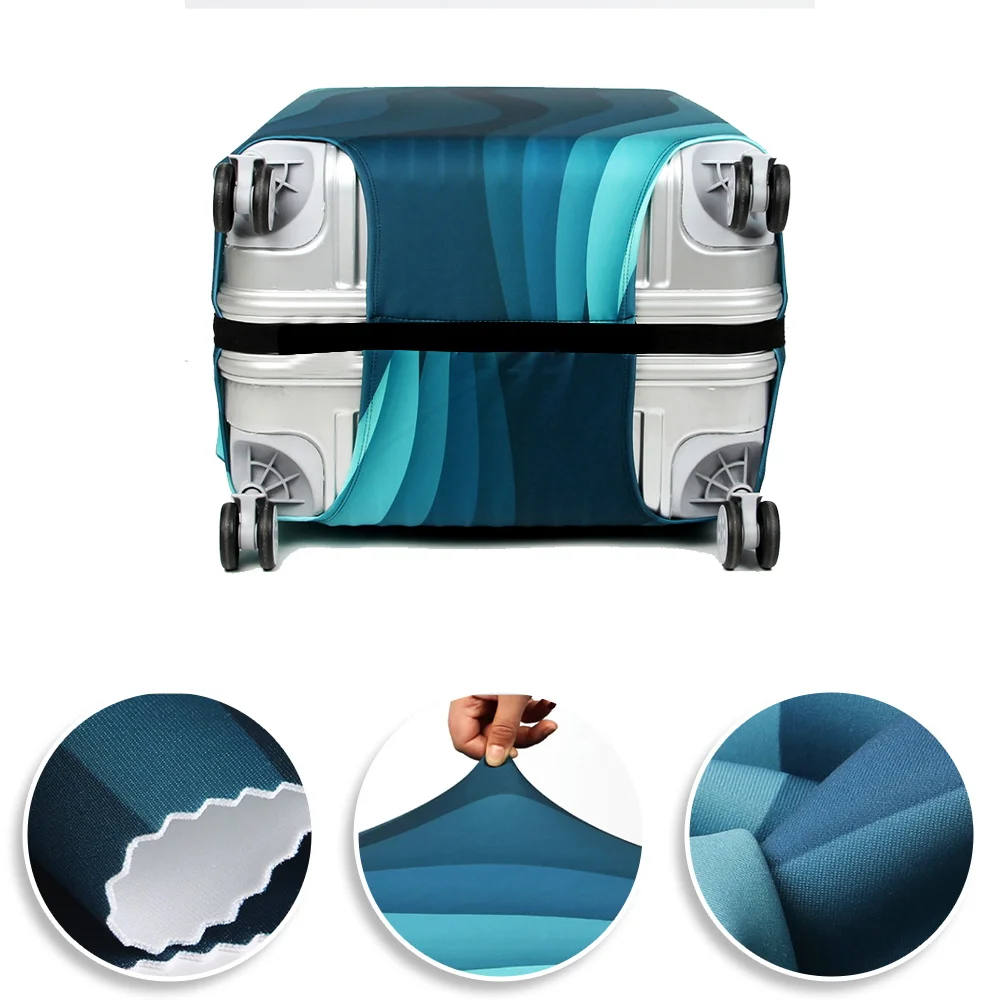 Luggage Covers 18-32inch Protector Travel Luggage Suitcase Protective Cover Stretch Dust Covers Print Graphic Letter Series