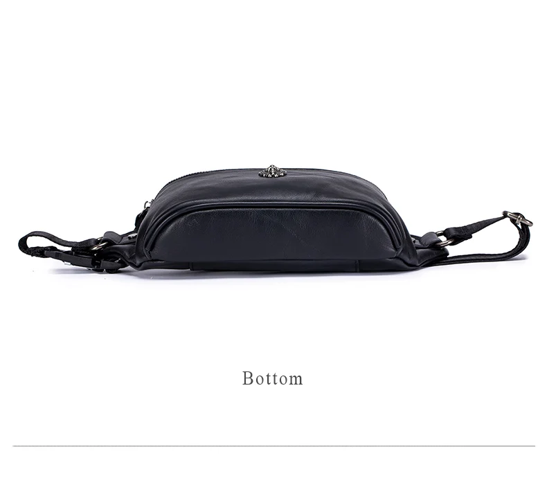 GenuineLeather Fanny Packs for Men Belt Bag Fashionable Waist Pack Sling Crossbody Bag for Workout Travel Camping Hiking Walking