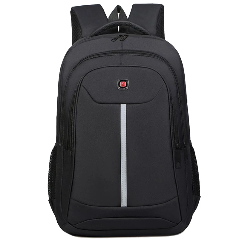 Durable Wearproof Oxford Backpack High-capacity Multi-zipper Laptop Bag for Men Women Work, School and Outdoor Activities