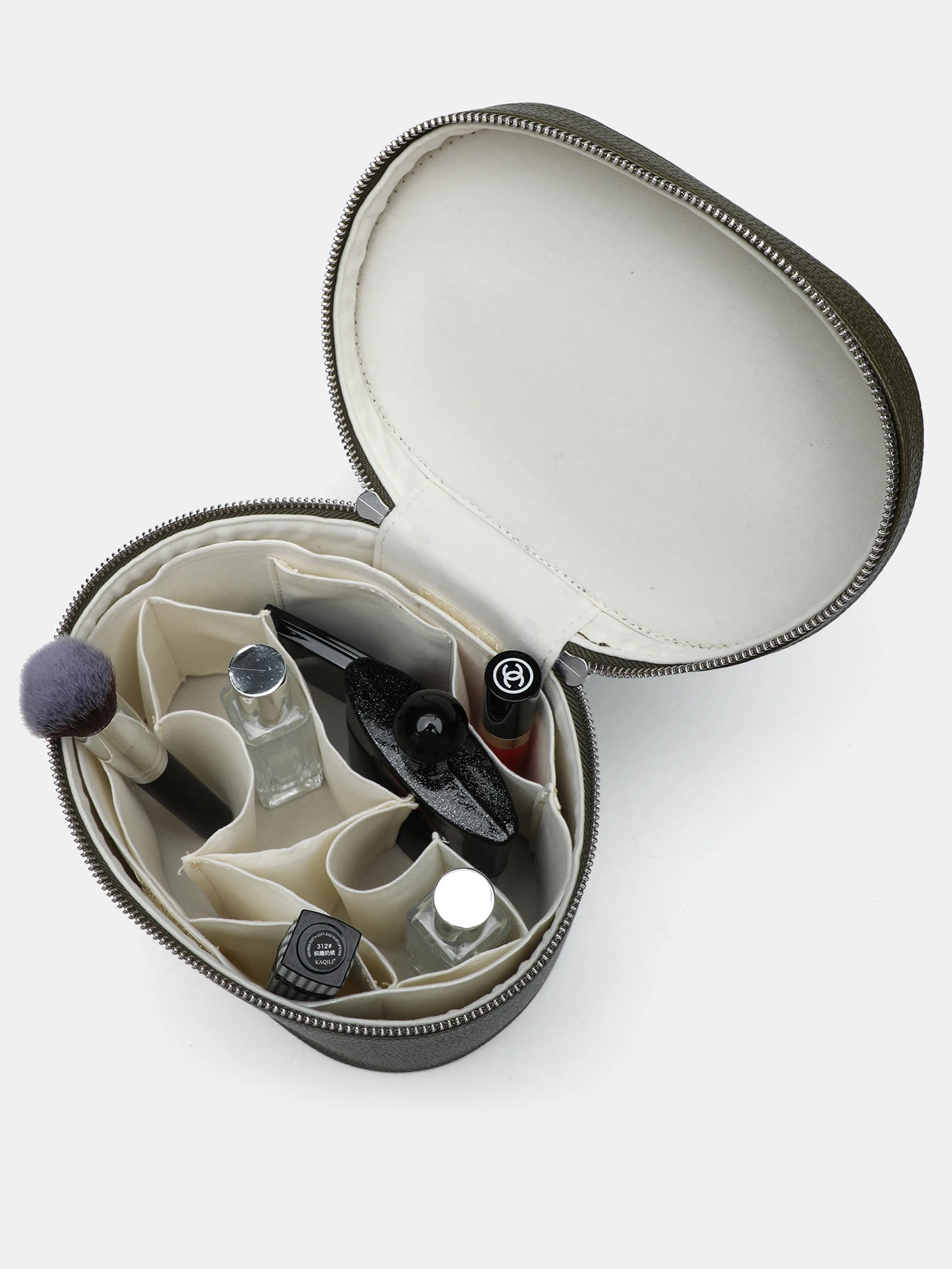 Light luxury, simple and portable handheld storage bag, large capacity makeup storage bag