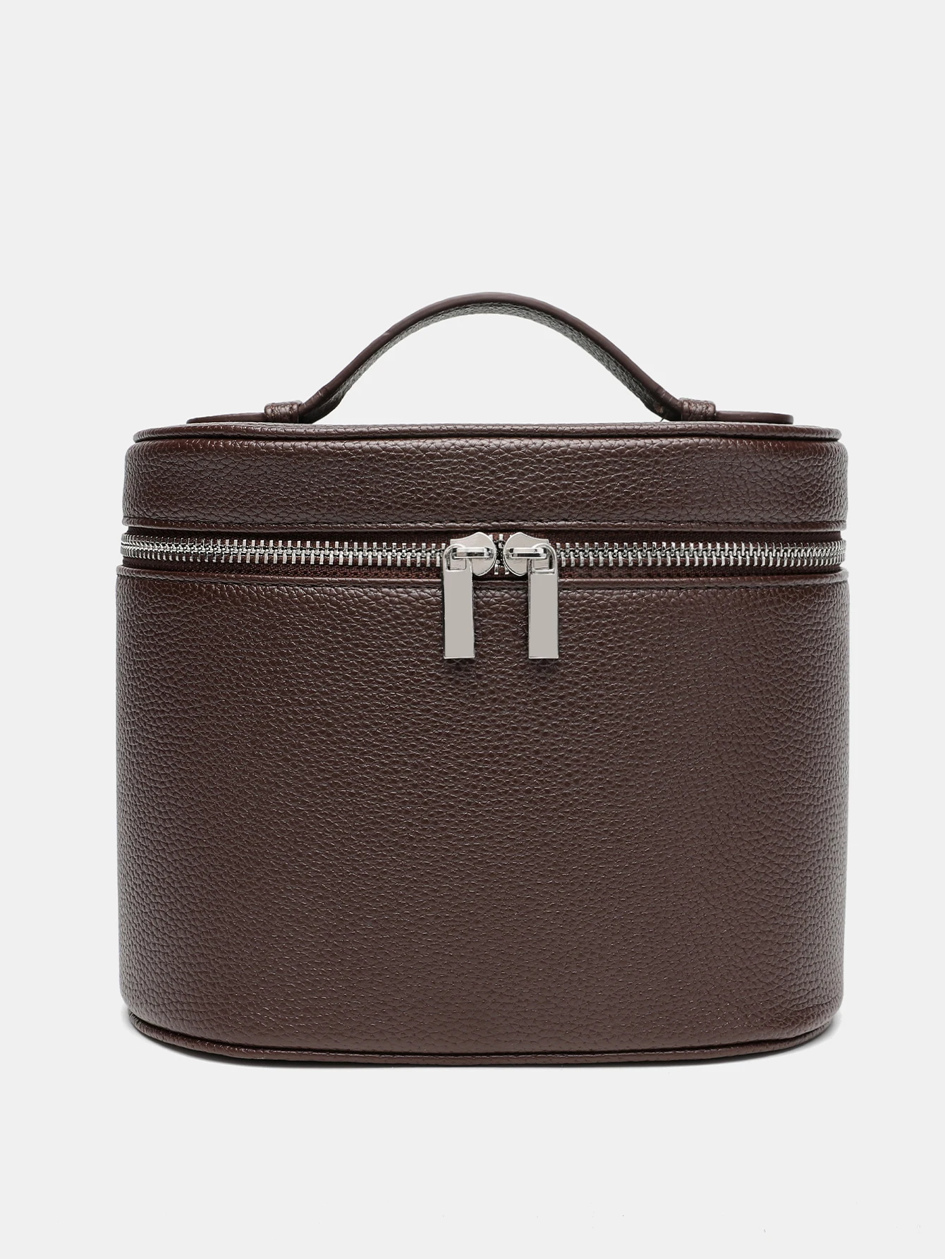 Light luxury, simple and portable handheld storage bag, large capacity makeup storage bag