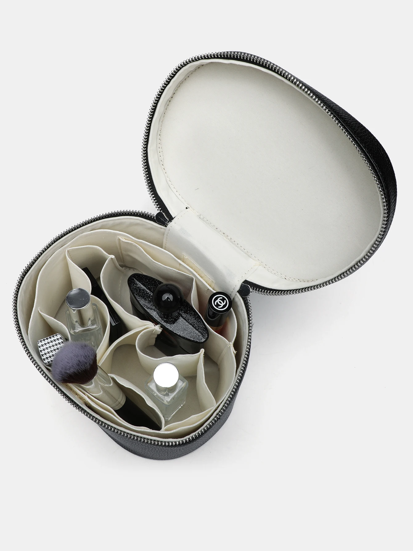 Light luxury, simple and portable handheld storage bag, large capacity makeup storage bag
