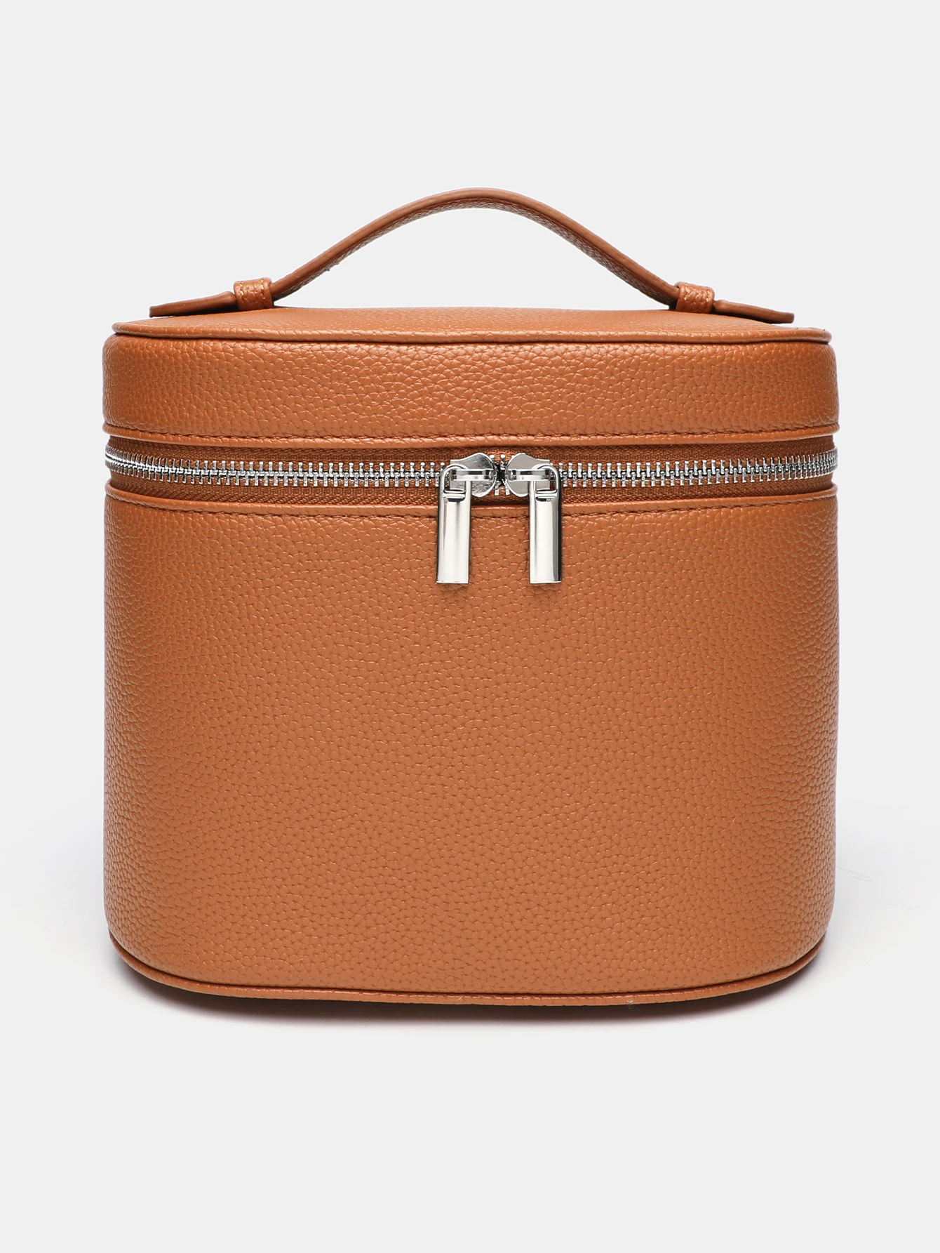 Light luxury, simple and portable handheld storage bag, large capacity makeup storage bag