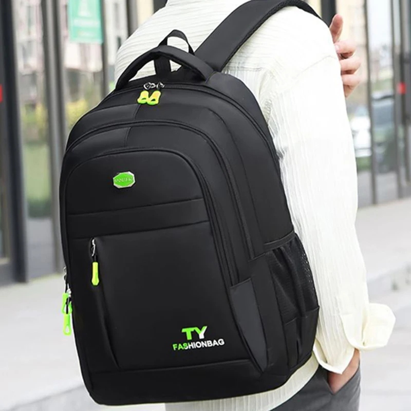Neutral style men's and women's business backpack suitable for travel, student use. Made of nylon material.
