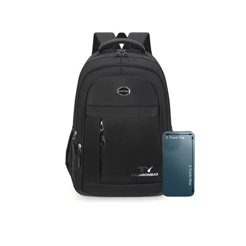Neutral style men's and women's business backpack suitable for travel, student use. Made of nylon material.