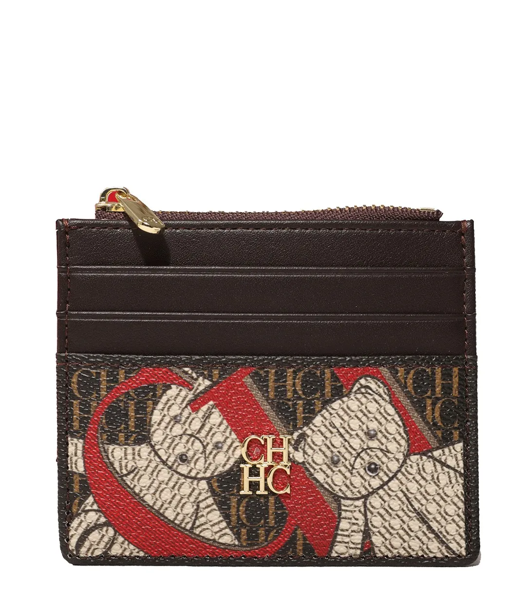 CH Women's Wallet Exquisite Compact Convenient Decoration Durable Elegant Brand Design Sense Letter Decoration Zipper