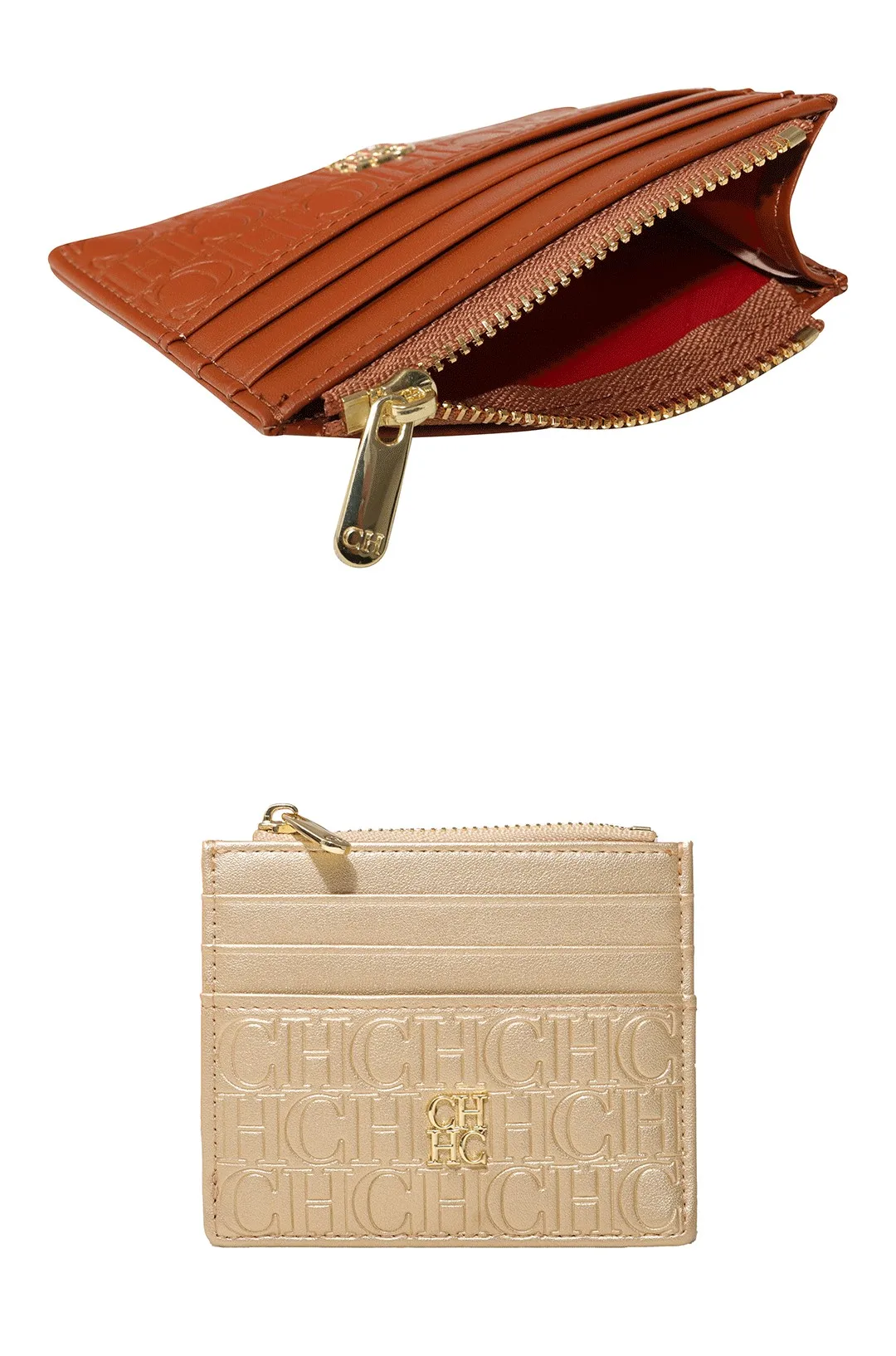 CH Women's Wallet Exquisite Compact Convenient Decoration Durable Elegant Brand Design Sense Letter Decoration Zipper