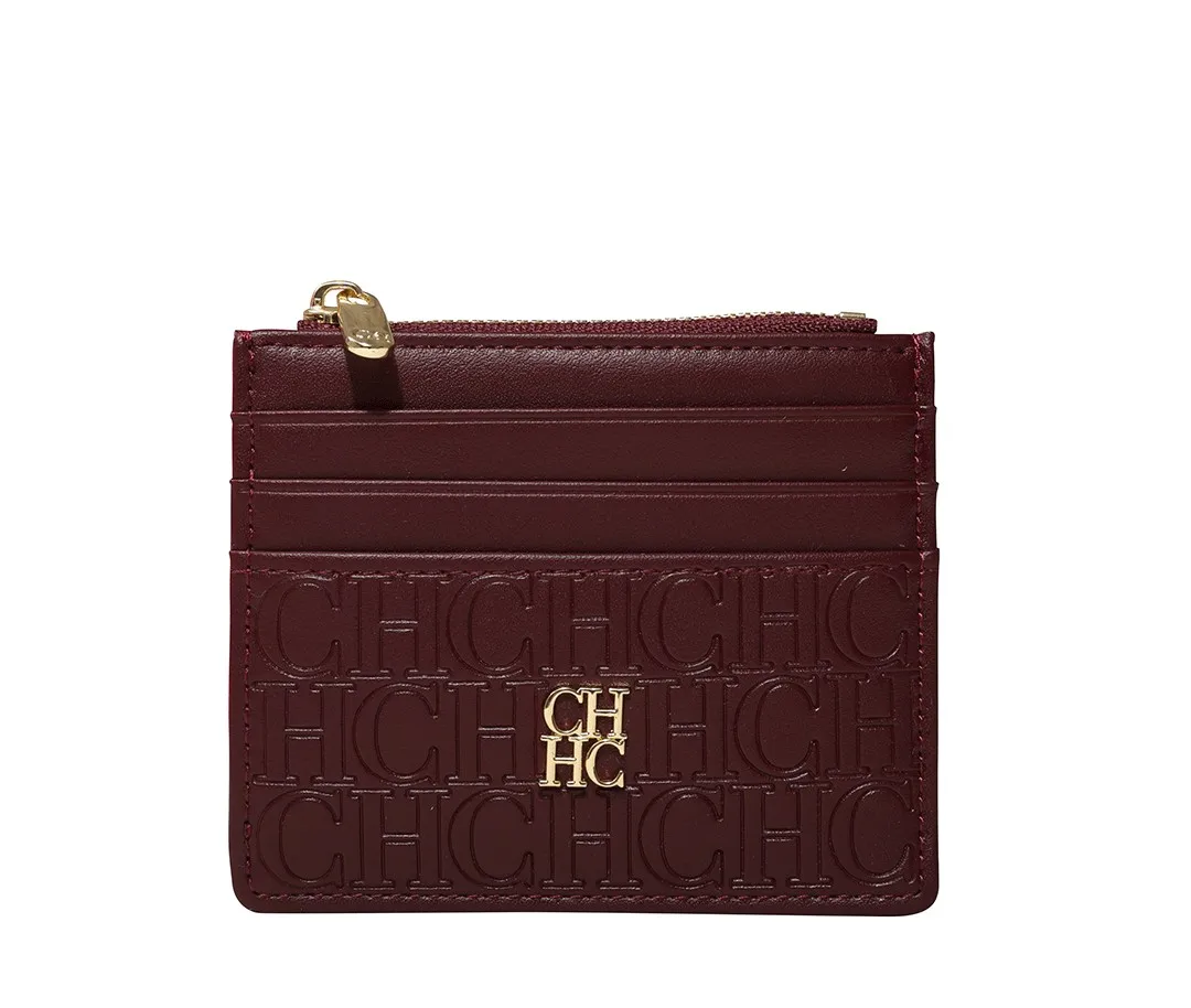 CH Women's Wallet Exquisite Compact Convenient Decoration Durable Elegant Brand Design Sense Letter Decoration Zipper