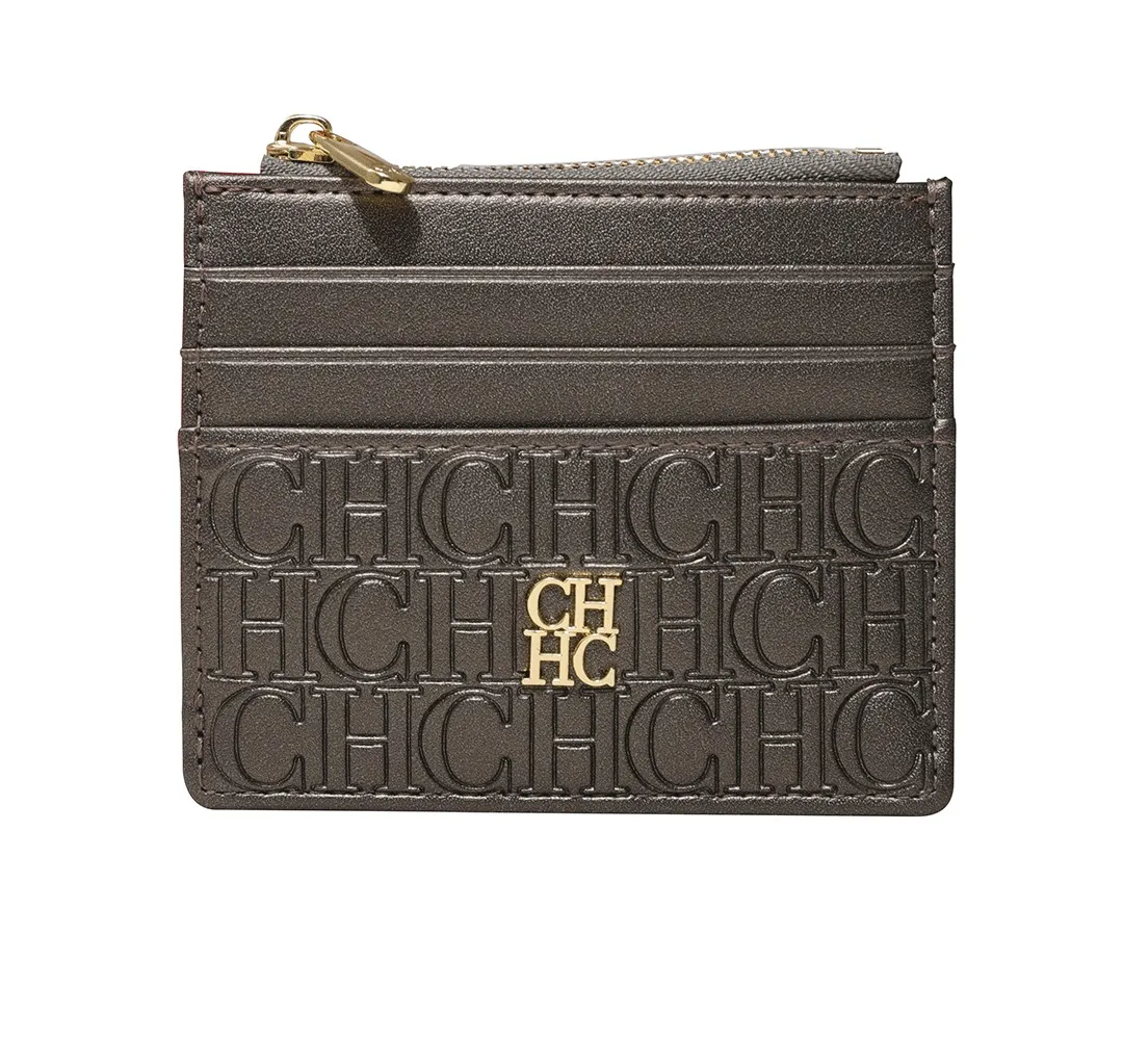 CH Women's Wallet Exquisite Compact Convenient Decoration Durable Elegant Brand Design Sense Letter Decoration Zipper