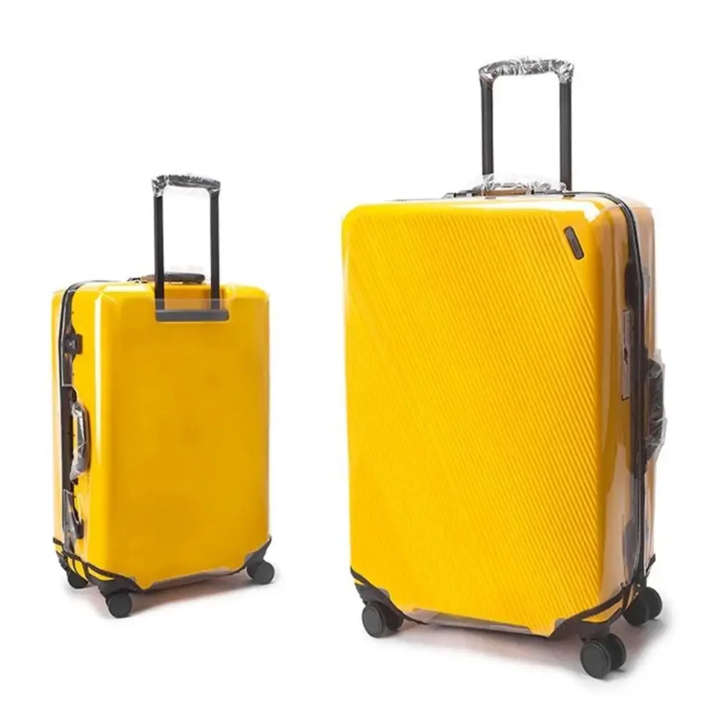 PVC Transparent Suitcase Cover No Disassembly Required Wear-resistant Dustproof Luggage Cover Waterproof Travel Accessories