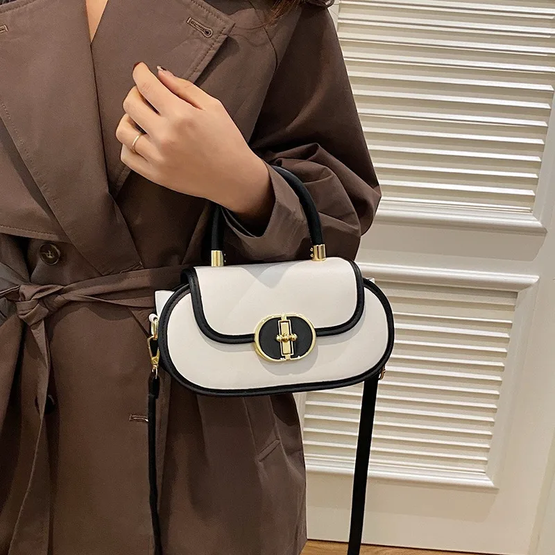 Women's Elegant Small Square Crossbody Bag Luxury High-End Style Unique Design Multi-Functional Casual Handbag for Work Weekend