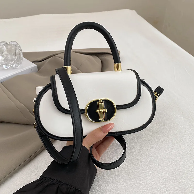 Women's Elegant Small Square Crossbody Bag Luxury High-End Style Unique Design Multi-Functional Casual Handbag for Work Weekend