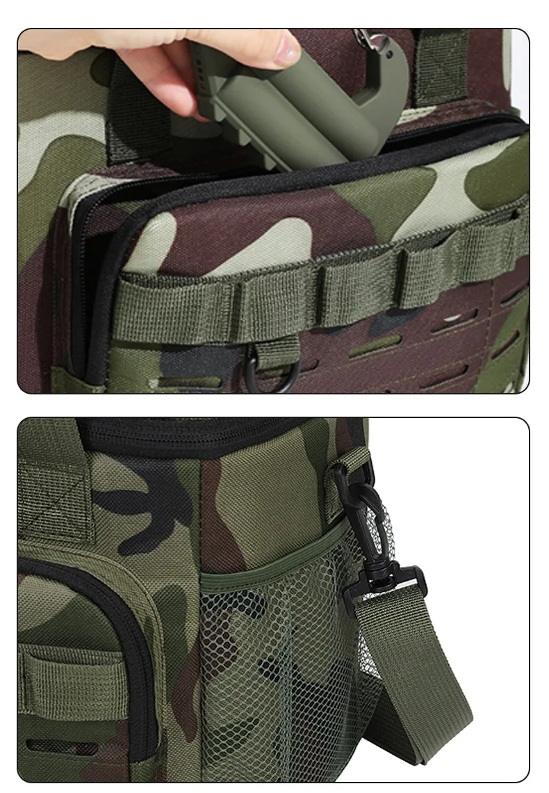 Picnic Bag Outdoor Camouflage Fashion Foreign Style Hot-Selling Lunch Bag Large Capacity Fresh-Keeping Ice Bag Oxford Cloth Lunc