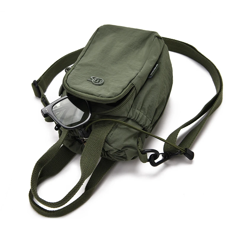 Unisex School Water Bottle Bag Water-resistant Sling Purses Running Sports Outdoor Portable Phone Bag