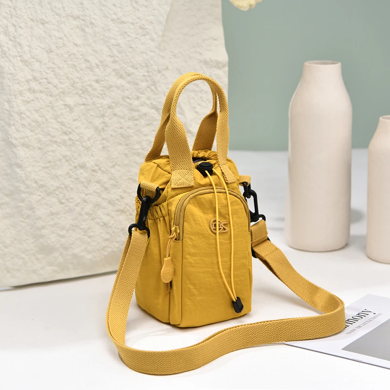 Unisex School Water Bottle Bag Water-resistant Sling Purses Running Sports Outdoor Portable Phone Bag