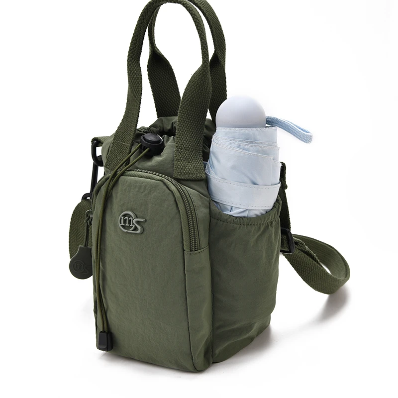 Unisex School Water Bottle Bag Water-resistant Sling Purses Running Sports Outdoor Portable Phone Bag