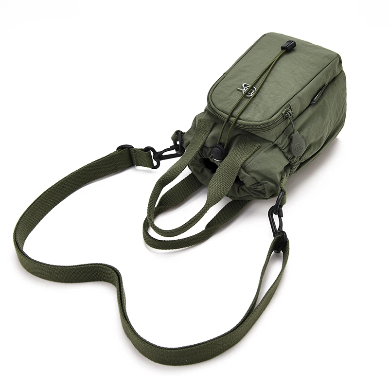 Unisex School Water Bottle Bag Water-resistant Sling Purses Running Sports Outdoor Portable Phone Bag