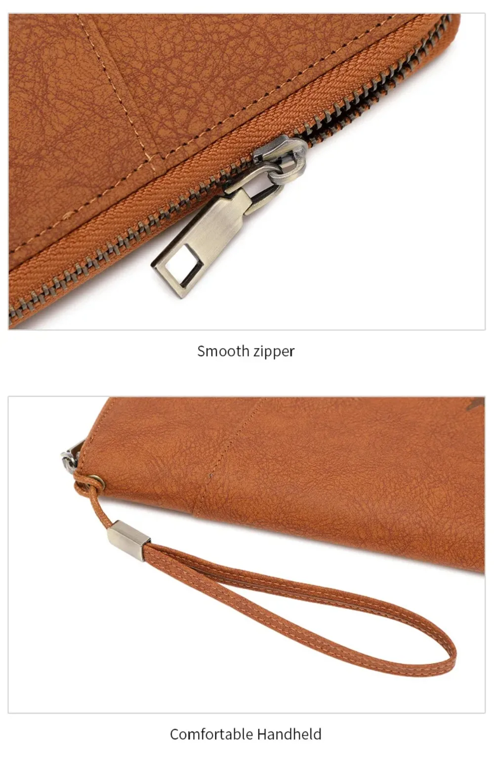 RFID Blocking Leather Family Passport Holder Travel Wallet Wrist Strap Pen Slot Card Ticket Document Organizer Travel Essentials