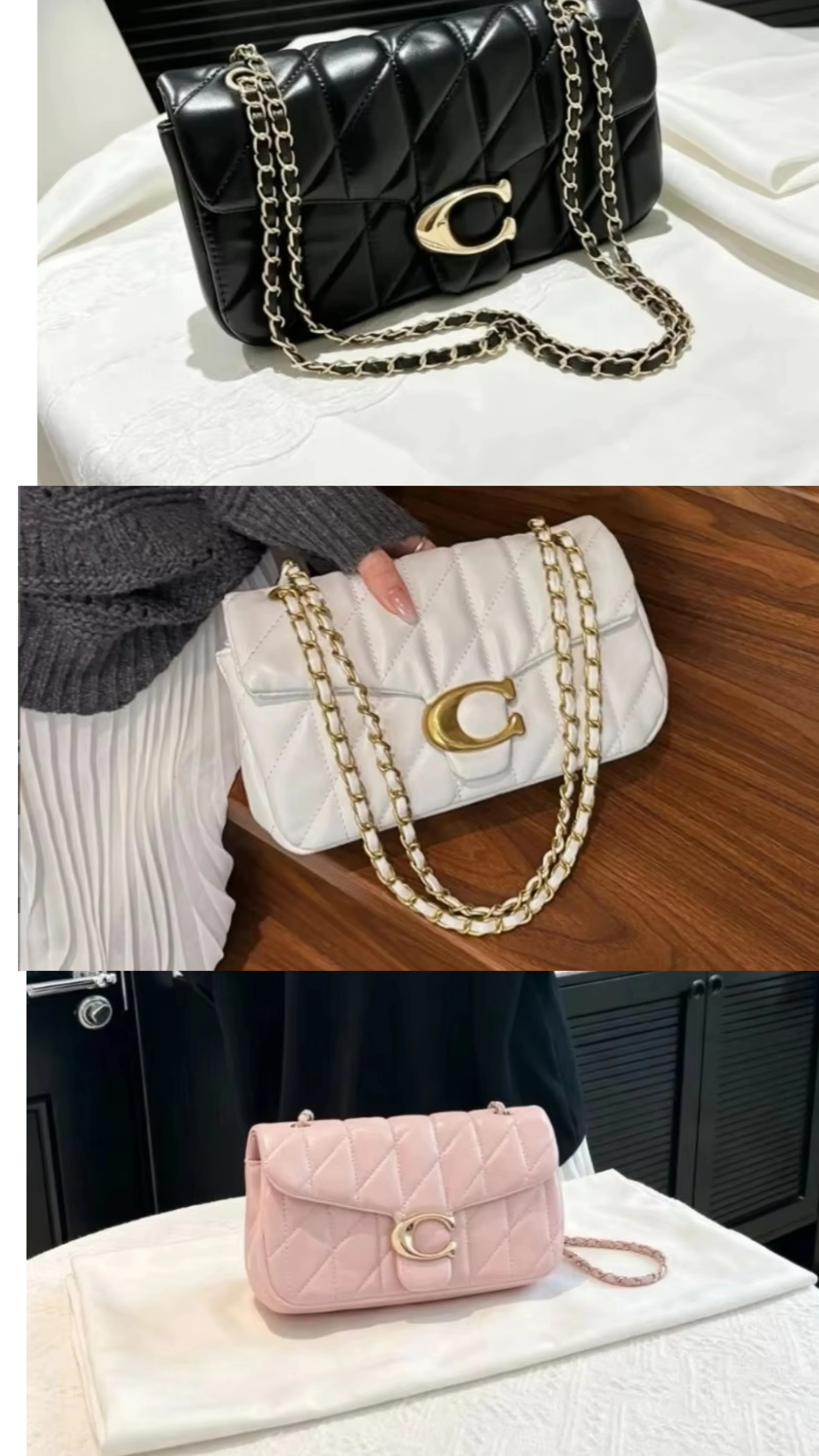 2026 Cross-border Diamond Embroidered Shoulder Bag Chain Crossbody Bag Fashion Classic Underarm High Quality Ladies Bag