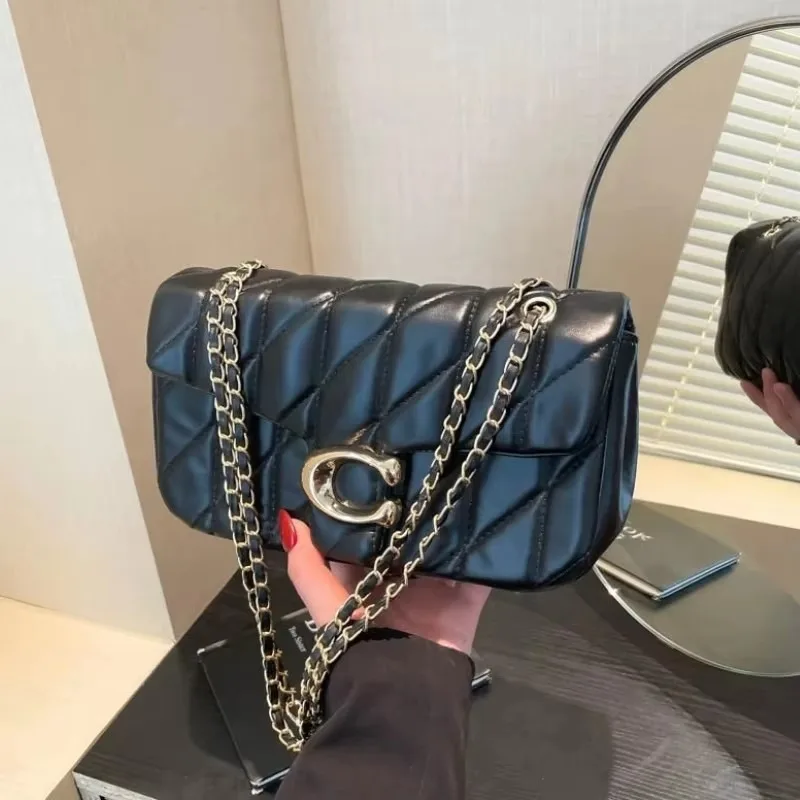 2026 Cross-border Diamond Embroidered Shoulder Bag Chain Crossbody Bag Fashion Classic Underarm High Quality Ladies Bag