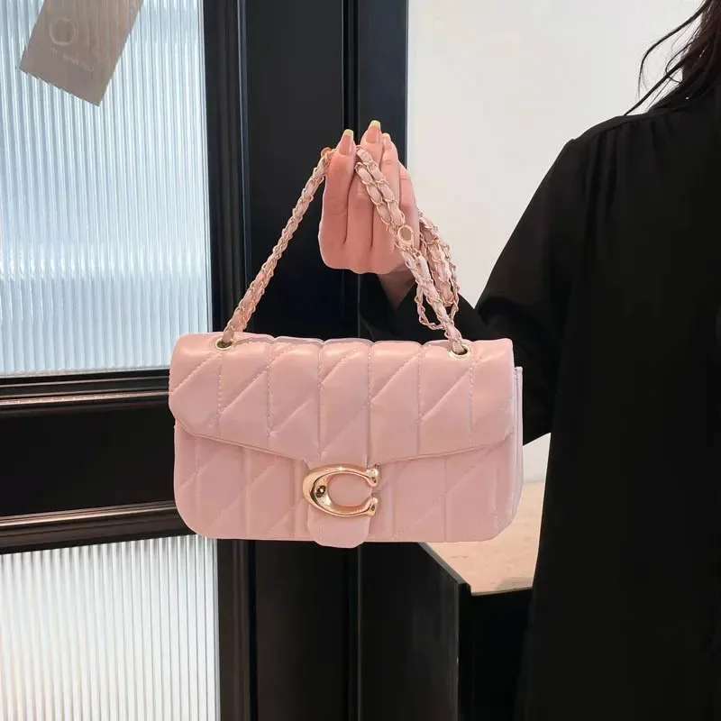 2026 Cross-border Diamond Embroidered Shoulder Bag Chain Crossbody Bag Fashion Classic Underarm High Quality Ladies Bag