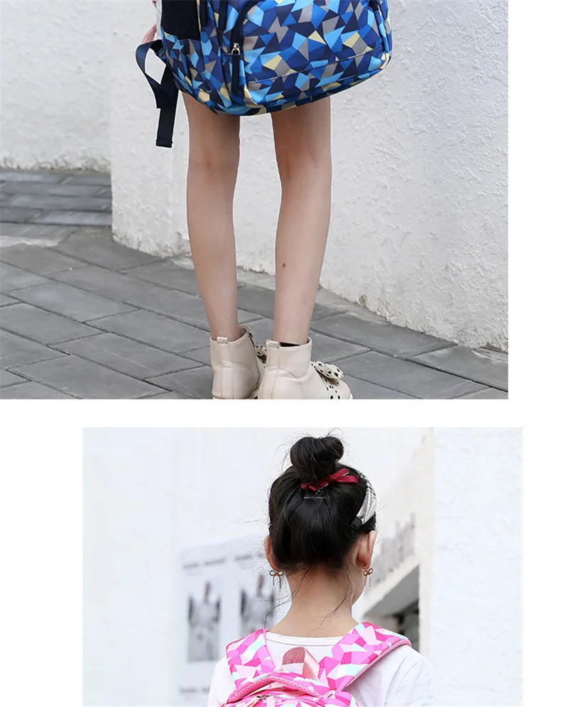 School Bags for Teenagers Girls Schoolbag Large Capacity Boys Printing School Backpack Set Rucksack Bagpack Kids Cute Book Bags