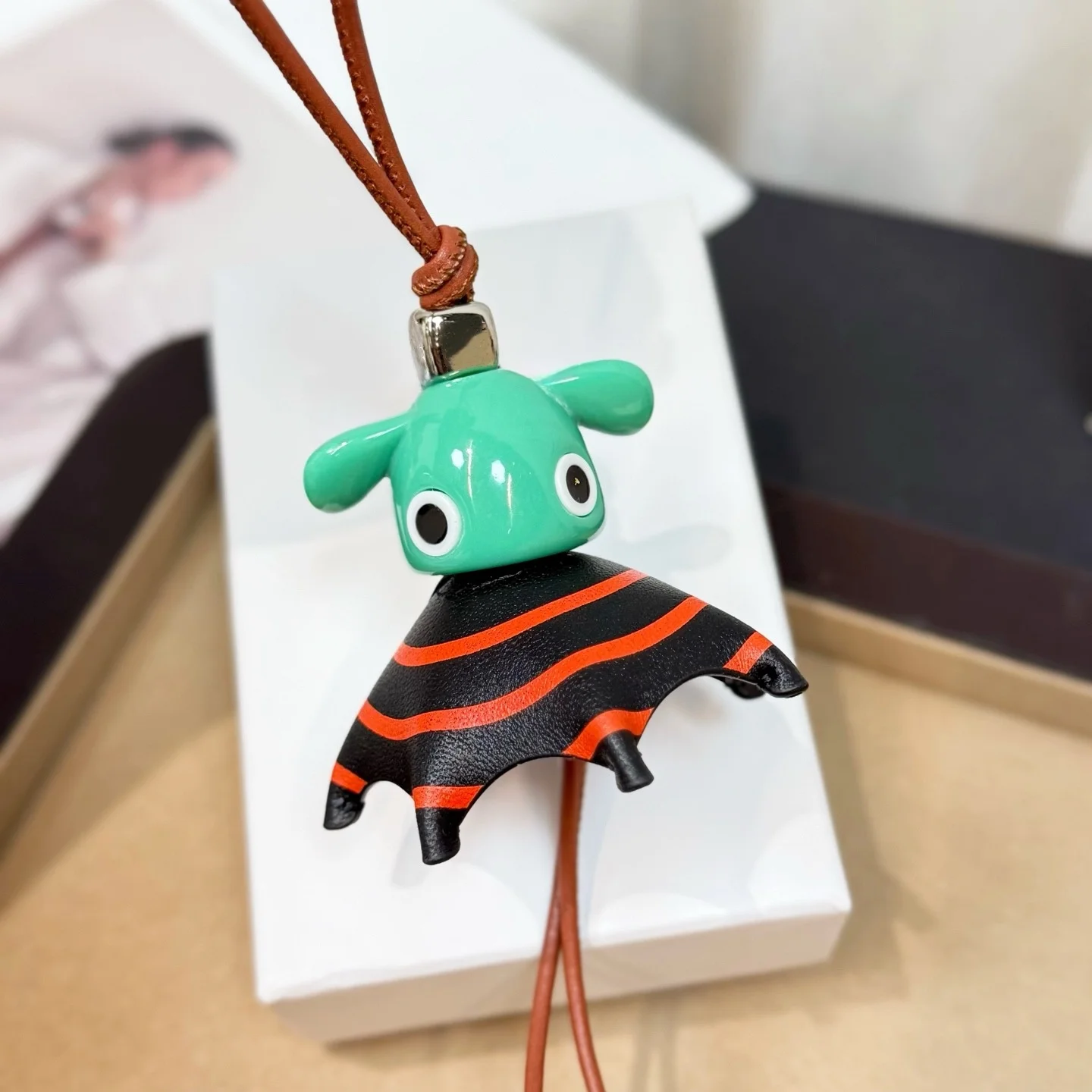 Luxury Designer Leather Cute Elf Charm For Women's Bags Fashion High-end Exquisite Workmanship Bag Decoration Bag Accessories
