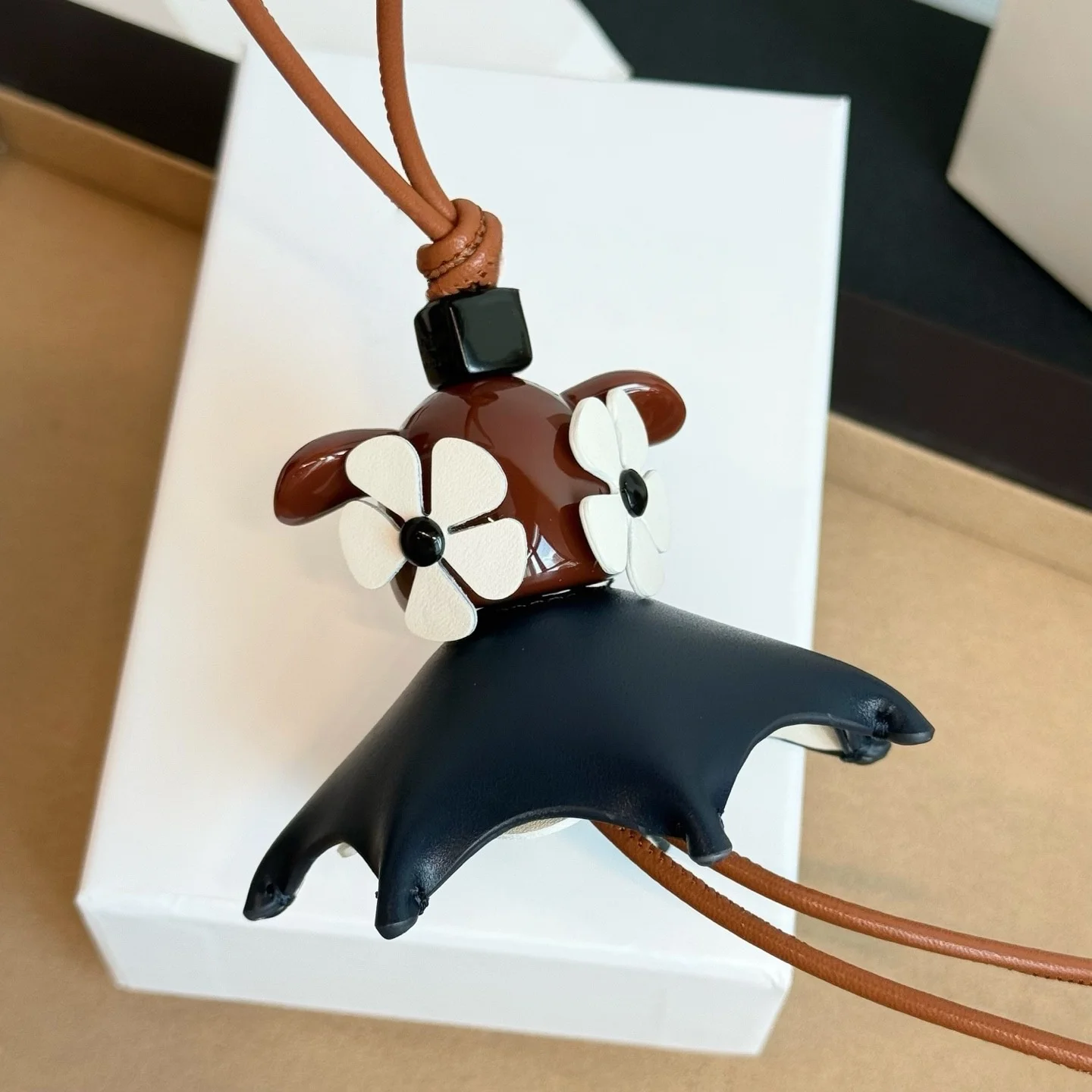 Luxury Designer Leather Cute Elf Charm For Women's Bags Fashion High-end Exquisite Workmanship Bag Decoration Bag Accessories