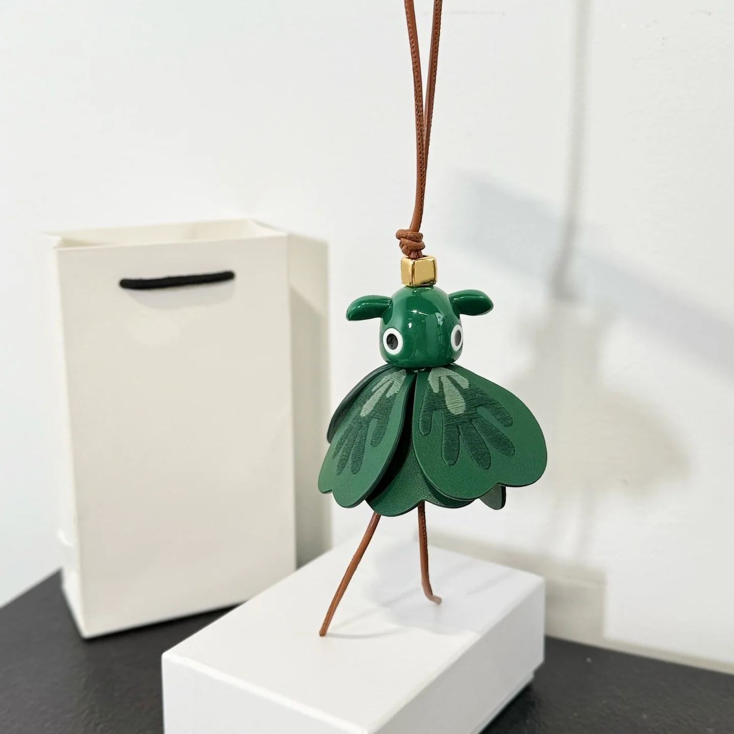 Luxury Designer Leather Cute Elf Charm For Women's Bags Fashion High-end Exquisite Workmanship Bag Decoration Bag Accessories