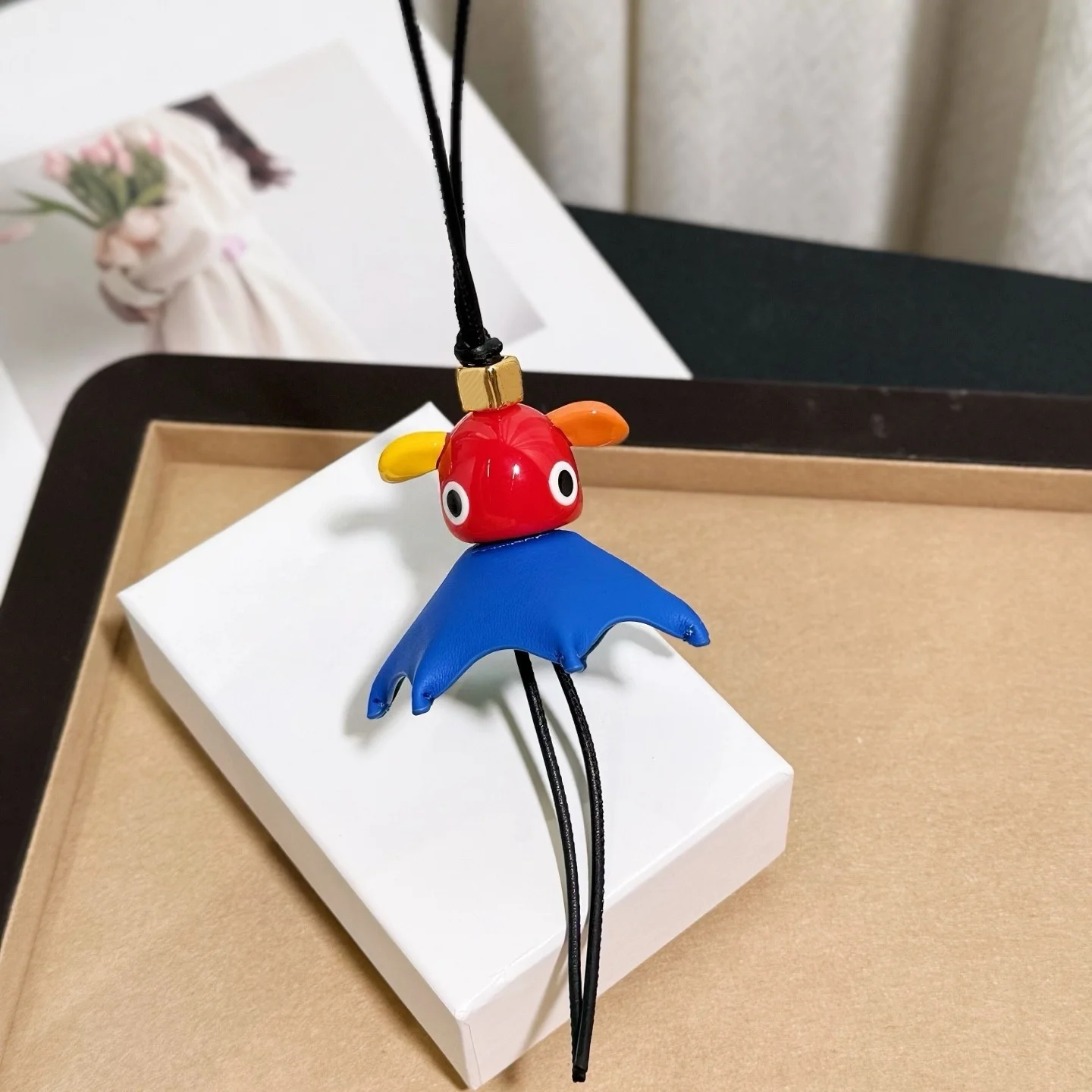 Luxury Designer Leather Cute Elf Charm For Women's Bags Fashion High-end Exquisite Workmanship Bag Decoration Bag Accessories