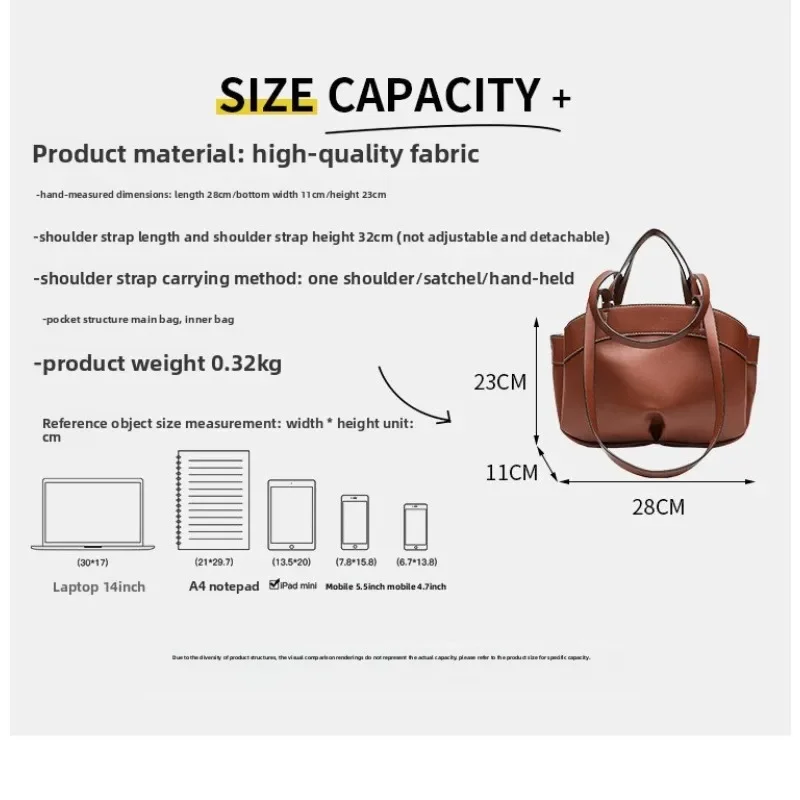 Women Shoulder Bag, Trendy Spacious Tote Bag, Commute Shopping Handbag Set with Matching Mini Pouch