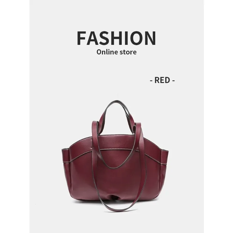 Women Shoulder Bag, Trendy Spacious Tote Bag, Commute Shopping Handbag Set with Matching Mini Pouch