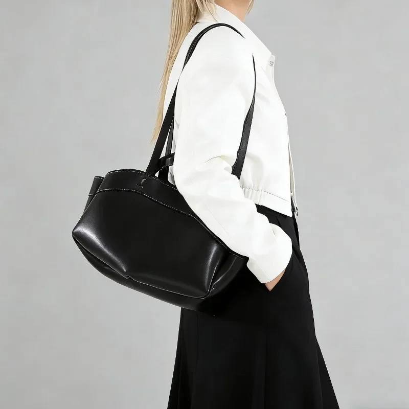 Women Shoulder Bag, Trendy Spacious Tote Bag, Commute Shopping Handbag Set with Matching Mini Pouch