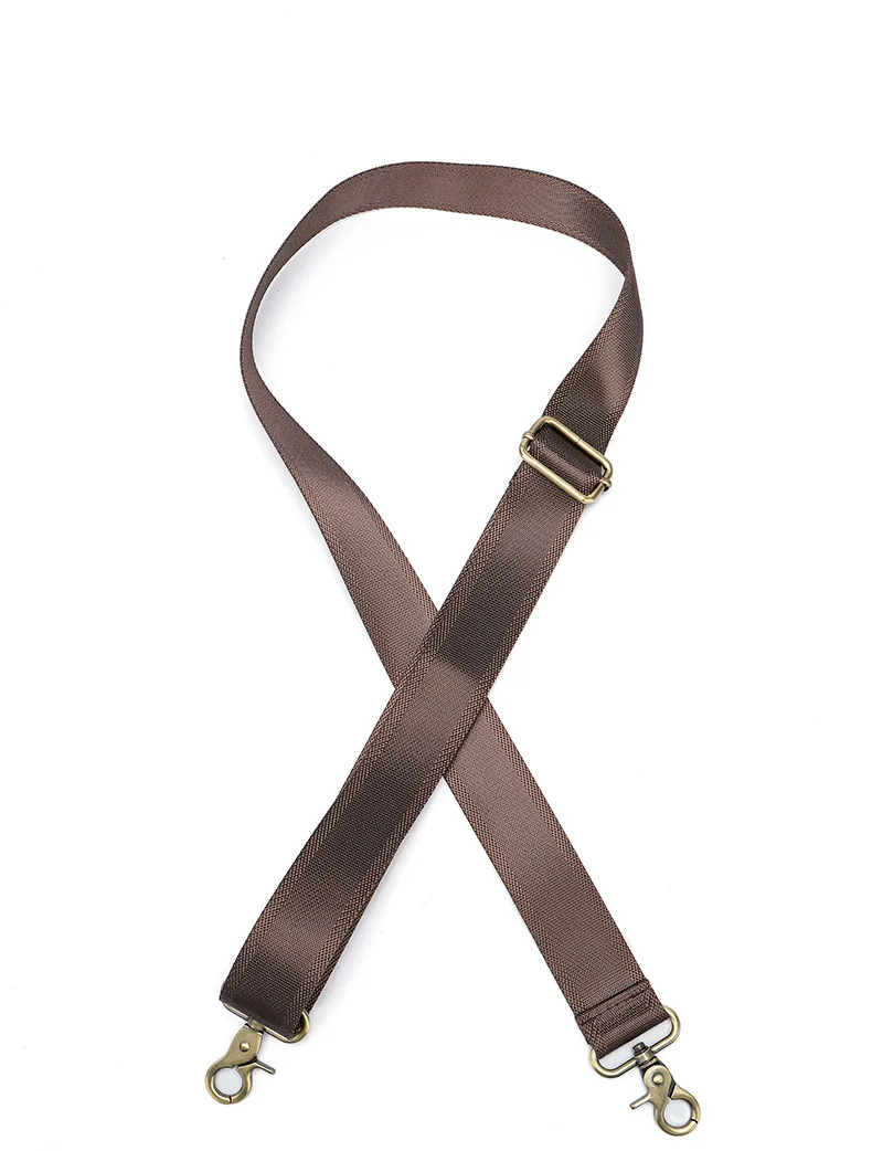 High Quality Crazy Horse Leather Shoulder Strap Genuine Leather Straps For Travel Bag Briefcase Bag Strap for Handbags